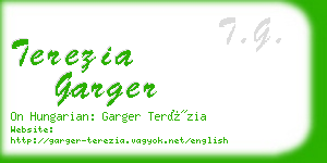 terezia garger business card